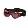 Pet Glasses Dog Cat Sunshade Glasses Heart Shape UV Windproof Goggles Cute Headwear Pet Decor Photography Prop Pet Supplies Gift