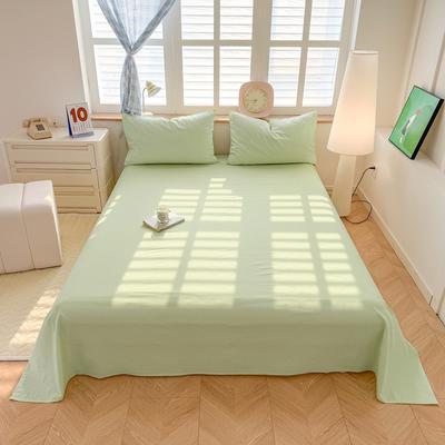 New Class A  Yarn-Dyed Sheets Simple Solid Color Lattice Single-Piece Sheets Skin-Friendly And Soft