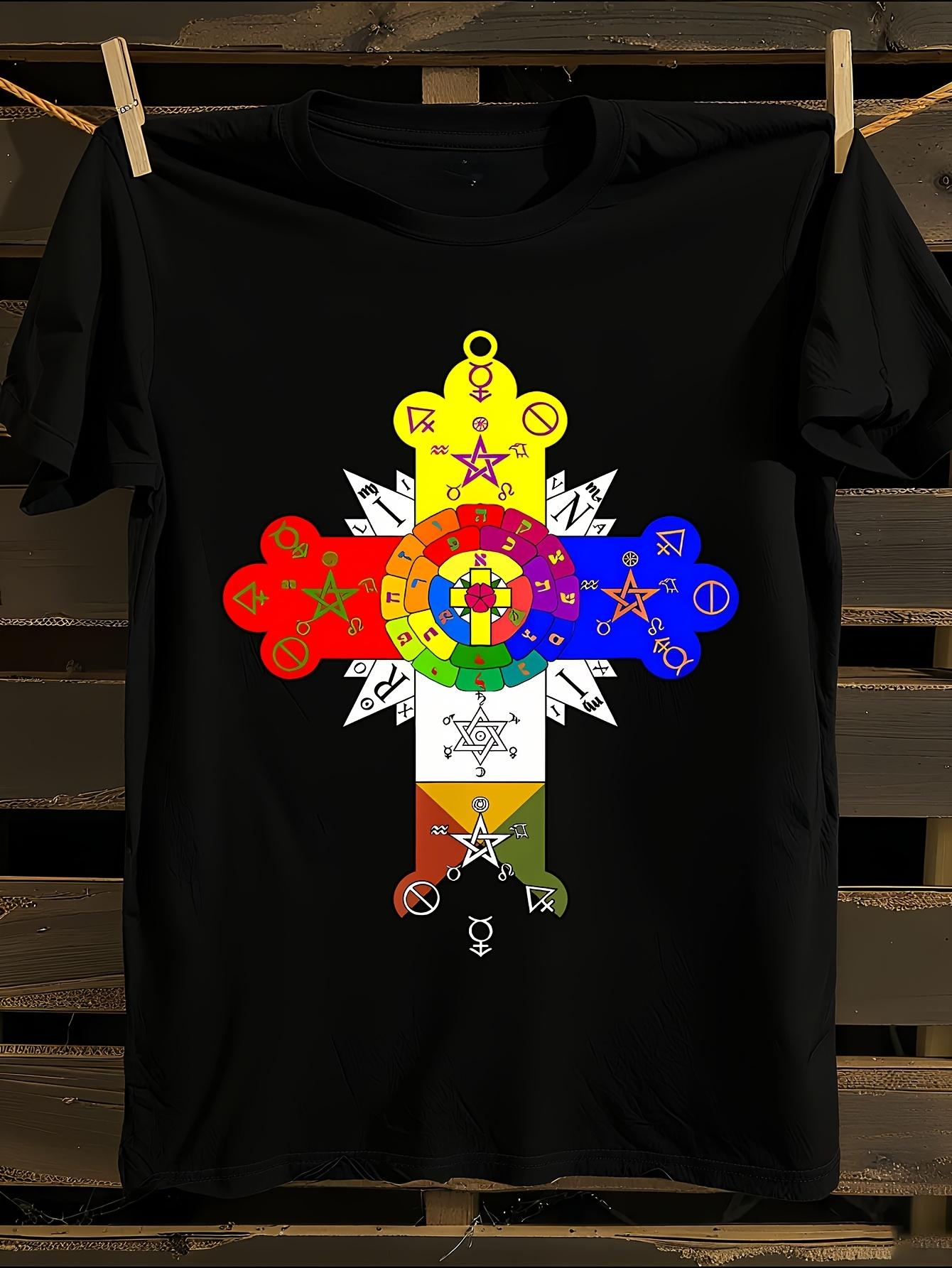 Golden Dawn Rosy Cross T-shirt XXXL