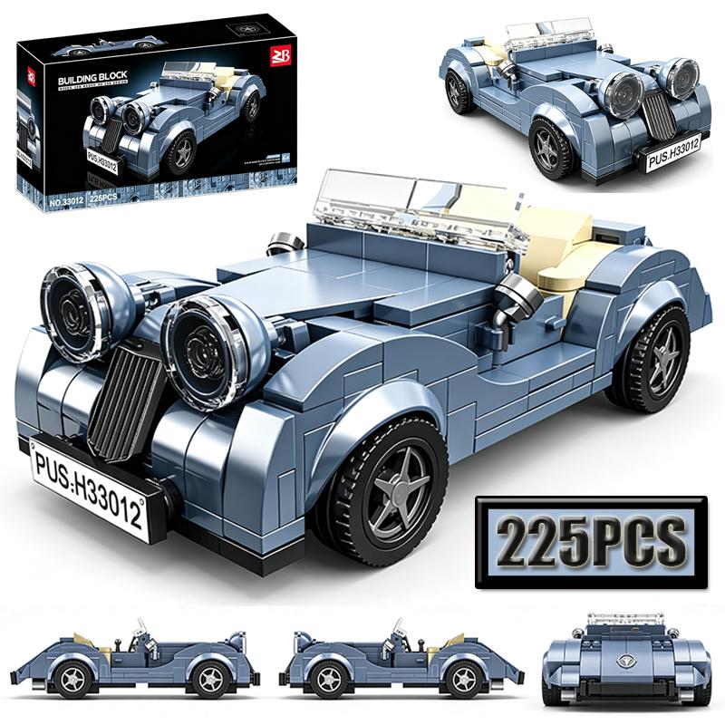 DIY Assembly MOC Racing Blocks - Multi Style Creative Car Models Home Decoration Boys' Birthday Puzzle Toys