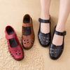 Hollow Soft-soled Mother Shoes Single Shoes Spring Comfortable Flat-bottomed Women's Shoes Hole Leather Shoes
