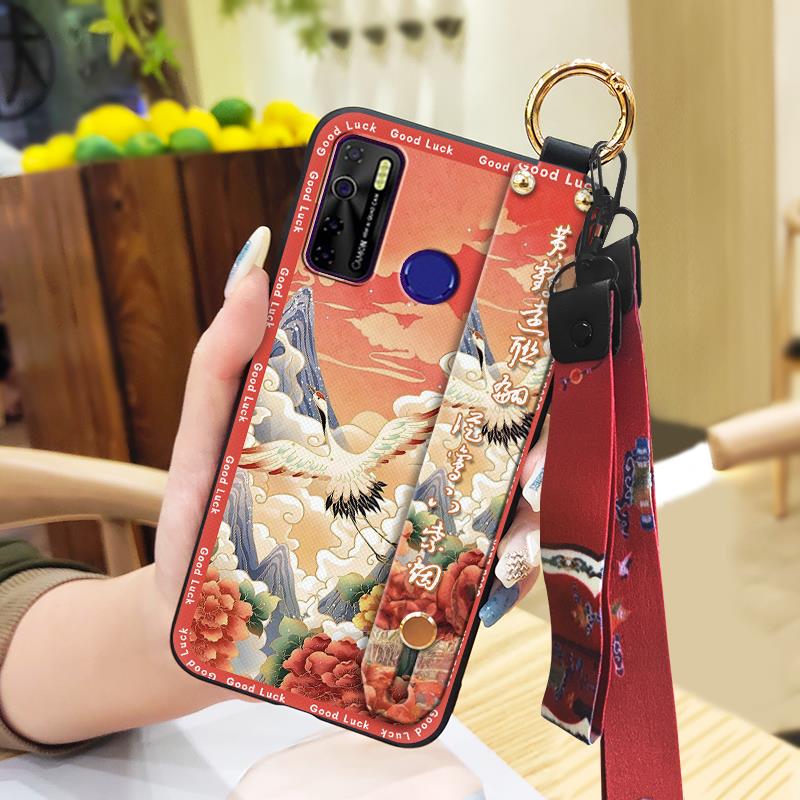 Shockproof Fashion Phone Case For Tecno Camon15/15Air/16S/KD7H/CD6/CD7/Spark5/5Pro Chinese Style Back Cover Waterproof