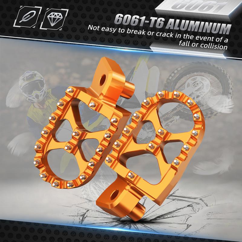 Foot Pegs FootRest Footpegs Rests Pedals For KTM EXC 300 EXCF 350 SX 250 SXF 450 1998-2016 950 990 1090 1290 Adventure Supermoto