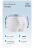 Boys' Ice Silk Summer Underwear - Thin Style for Ages 11 and Up, Flat-Leg Four-Corner Design