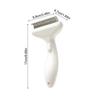 Dog Brush For Shedding Gradual Curved Dog Comb Dematting Undercoat Rake Widened Cutters Skin Friendly Deshedding Grooming Tool