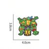 Teenage Mutant Ninja Turtles Character Pin: TMNT Cute Cartoon-Style Metal Enamel Pin Accessory for Clothing and Backpacks