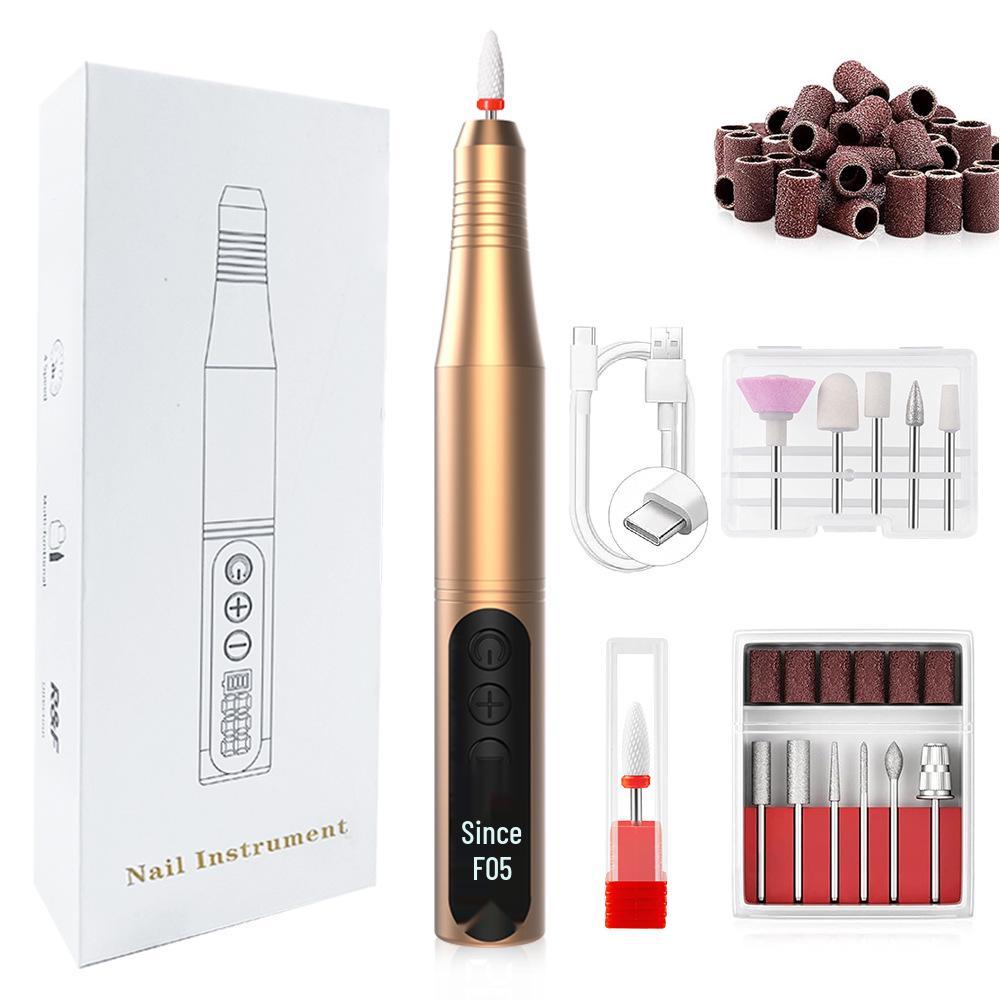 Electric Nail Art Grinding Machine with Curing Lamp – Nail Grinder and Remover