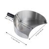 Ergonomic Handle Rotisserie Catch Pan Silver Shawarma Drip Tray Grill Meat Catcher  Home BBQ