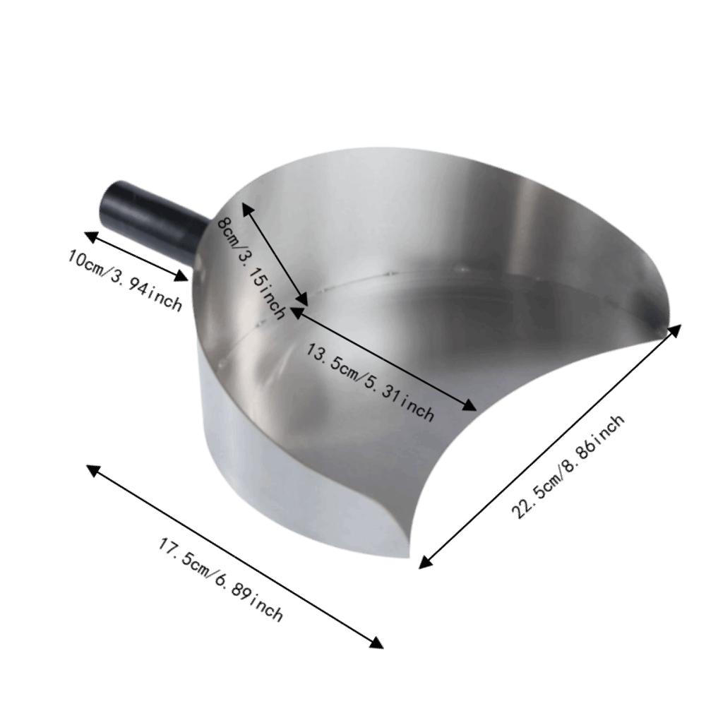 Ergonomic Handle Rotisserie Catch Pan Silver Shawarma Drip Tray Grill Meat Catcher  Home BBQ
