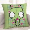 Invaders Zims Gir 90S Gir Pillowcases Polyester Sofa Cushion Case Cool Home Decoration Pillow Cover 45*45