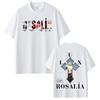 Sängerin Rosalia Lux 2026 Albumcover Tour Druck T-Shirts Hohe Qualität Baumwolle Oversized Lässig Sommer Unisex Und Unisex T-Shirt