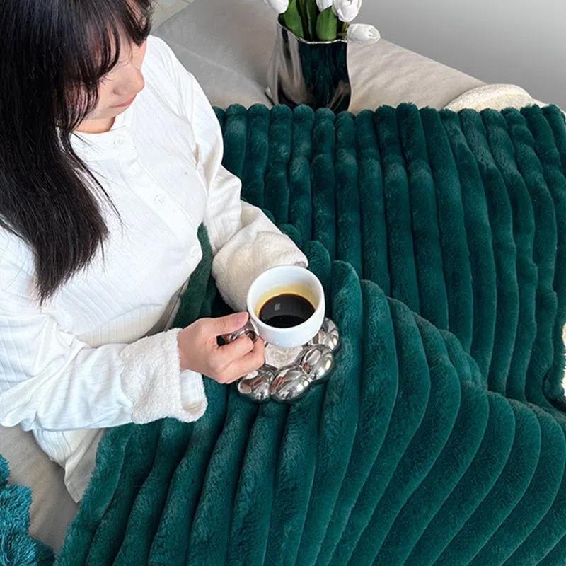 

Электрическое одеяло, шаль, одеяло, теплое одеяло, чехол для ног, офисный диван, электрическое одеяло с регулируемой температурой, одеяло с подогревом 110×80cm темно-зеленого