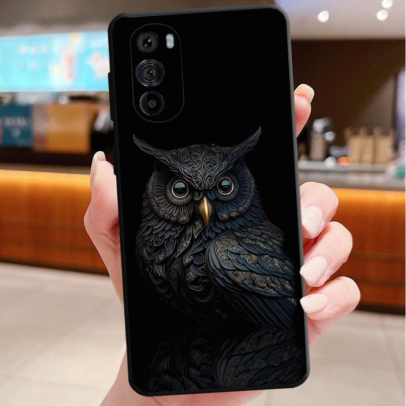 Phone Case For Motorola Edge 50 40 Pro 60 50 40 30 Ultra Neo Fusion Moto G Play G Stylus G Power G Owls Animal
