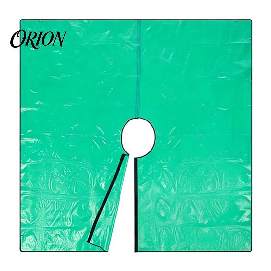 Gardening Supplies for Yard Work Landscape Pruning Tarp, Waterproof PE Leaf Collection Blanket, Windproof Cleanup Mat Center Opening Sheet Tree