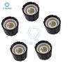 5PCS ABS For KY-040 360 Degrees Potentiometer Rotary Encoder Half Shaft Hole Caps Knob Brick Sensor Switch 6mm