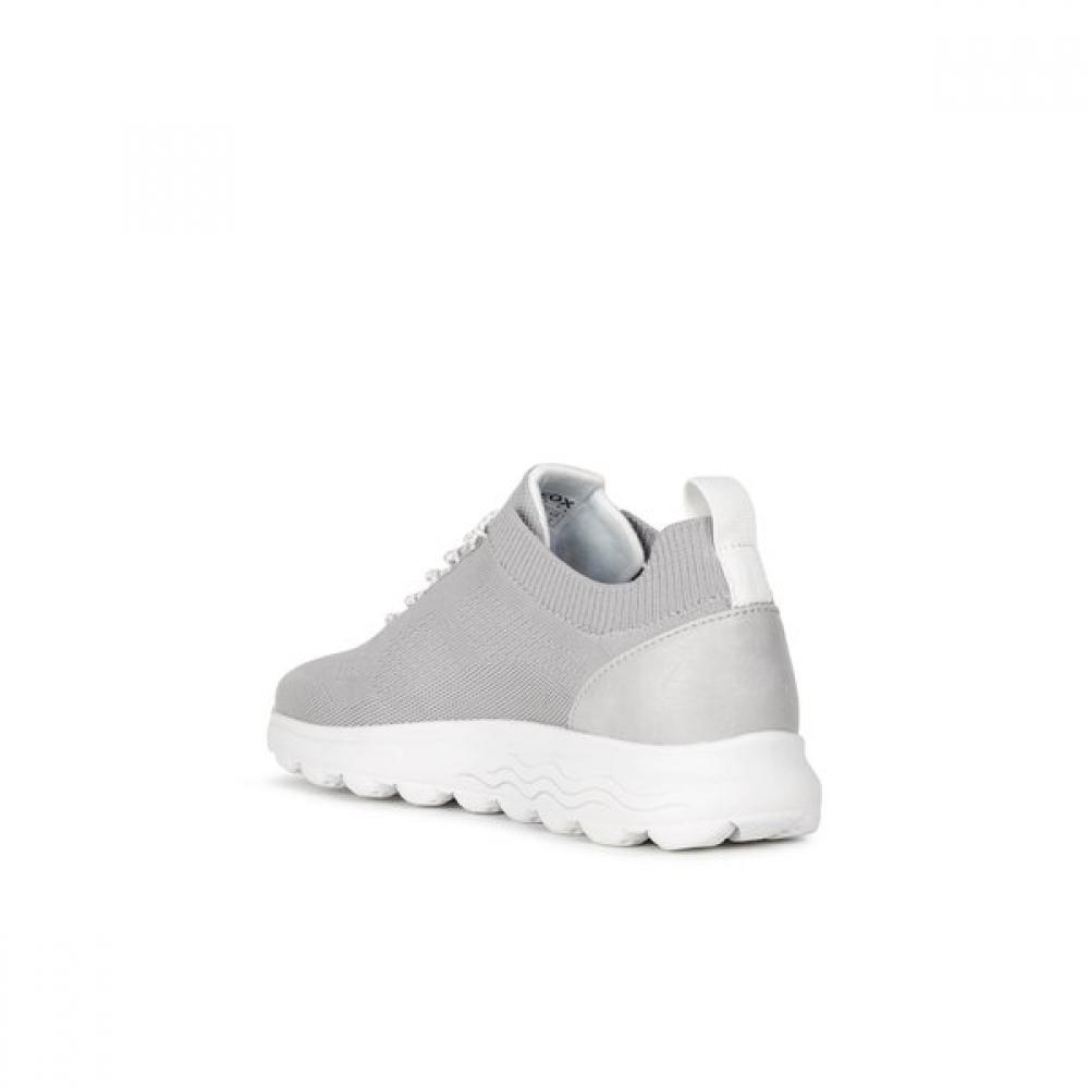 Geox Women S Comfort Knit SneakerS Light Gray w1x5nua1S73