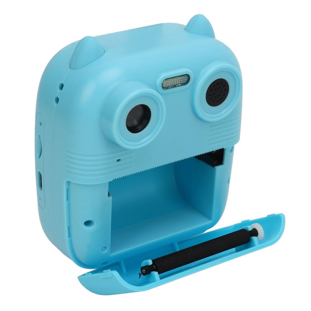 Kids Digital Print Camera HD 1080P Front Rear Dual Lens Cartoon Playback Selfie Video Camera for