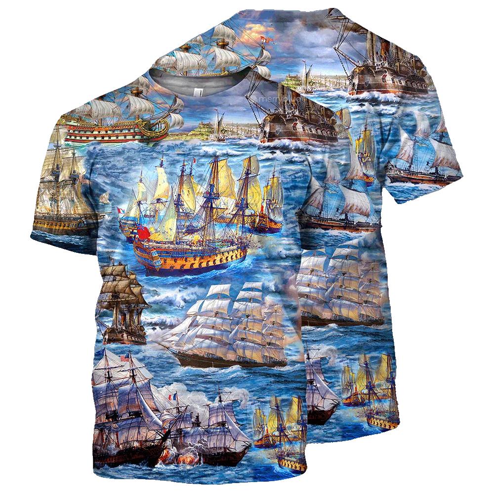 Tricou pentru bărbați imprimat 3D exagerat cu graficul dragonului, cu mâneci scurte, hip-hop, îmbrăcăminte supradimensionată, Tricouri casual cu gâtul O, pullover