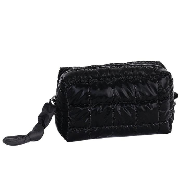 Puffer Makeup Bag Quilted Cosmetic Pouch for Women Large Travel Toiletry Organizer Suitable for Various Occasion