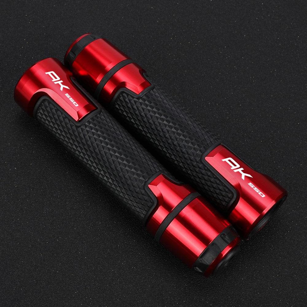 For KYMCO AK 550 2017-2026 AK550 2026 2026 2026 2026  Motorcycle Accessories Non Slip Handlebar Grip Throttle CNC Hand Bar Grips