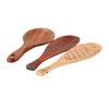 Cooking Kitchen Eco-friendly Wooden Easy To Clean Natural Rice Scooper Rice Paddle Serving Spoons Spatula