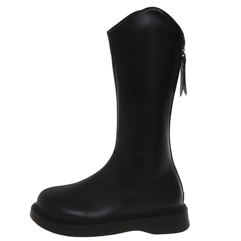 

нові дитячі чоботи та чобітки на м якій підошві для дівчинки з іноземної шкіри 37 чорний