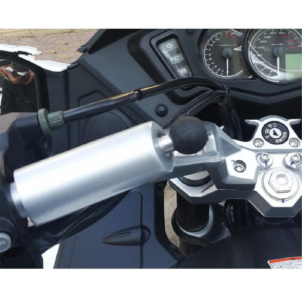 Motorrad-Lenkerklemme Basis mit M8-Schraube 1" Gummi-Kugel-Lenkerklemme Basis