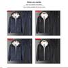 Men's Plus Size Silver Fox Fleece Hoodie & Lambswool Sweatpants Winter Set