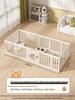 Gray & White Color Block Puppy Playpen for Small to Medium Dogs - Indoor Pet Crate & Isolation Fence