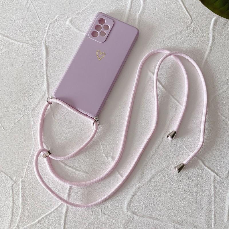 Lanyard Love Hülle Für Samsung Galaxy S26 Ultra S25 FE S21 S22 S23 S24 Plus Stoßfest Halsband Crossbody-Riemen Silikonhülle