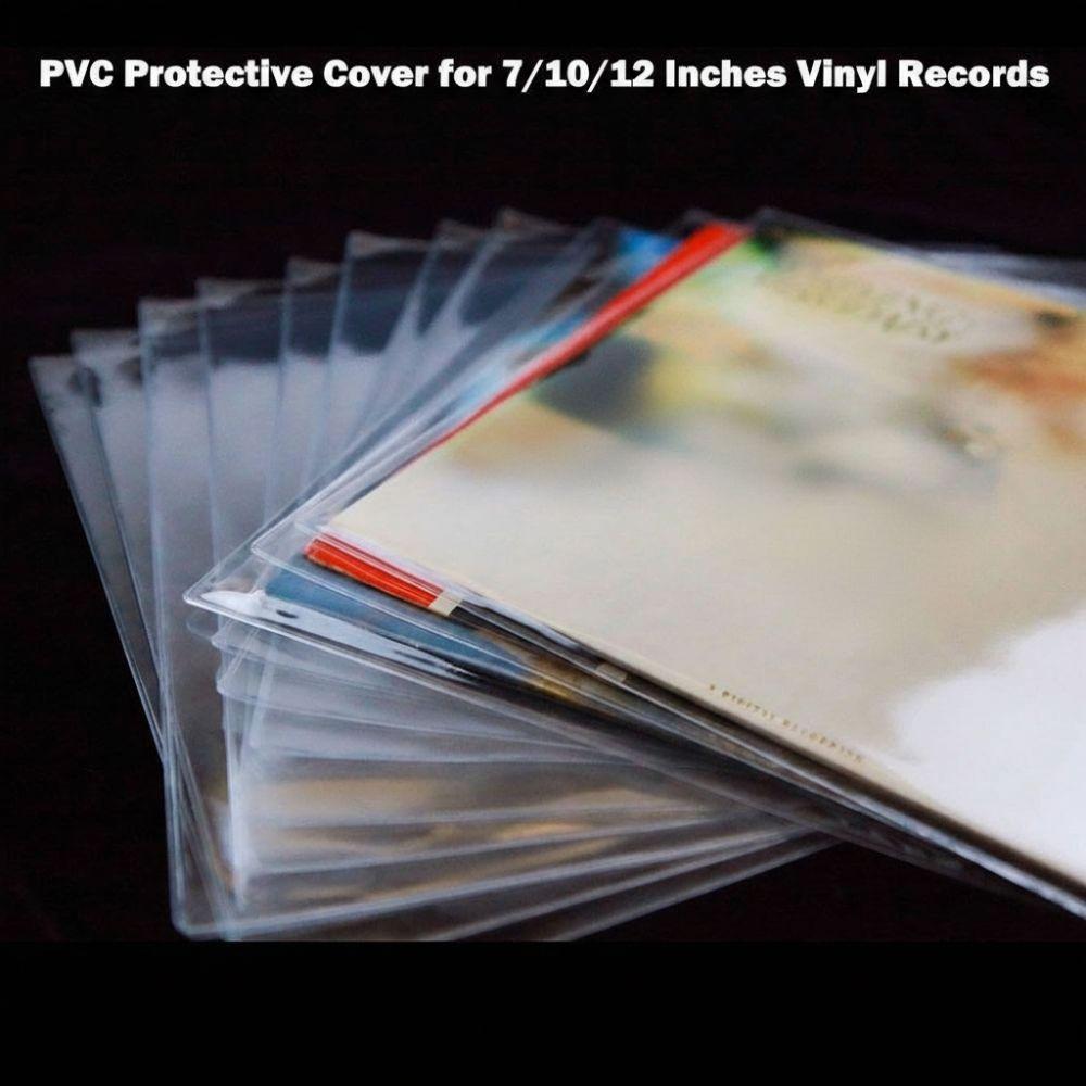 7/10/12 inch LP Record Cover Resealable Vinyl Outer Sleeves New Record Protection Record