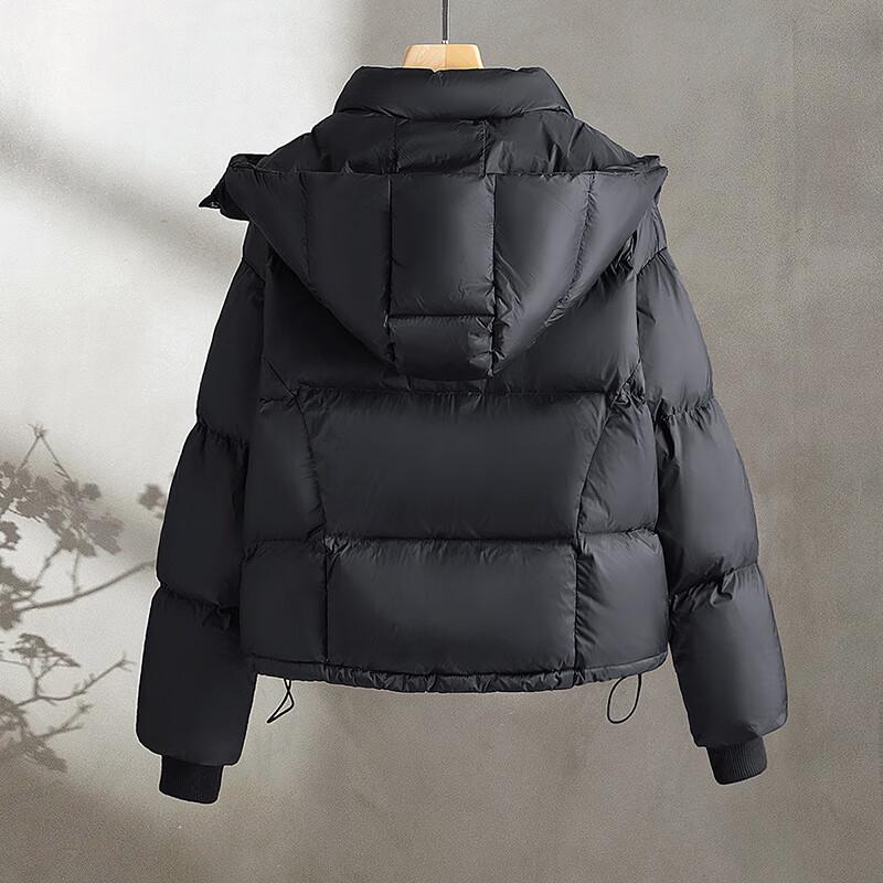 Sibaish 2025 Winter Women's Loose Fit Hooded Down Jacket