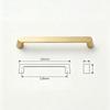 Modern Style Cabinet Handles Brushed Nickel Finish Furniture Handles  For Dresser Cabinet