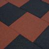 Carreaux de protection antichoc 18pcs Caoutchouc 50x50x3cm