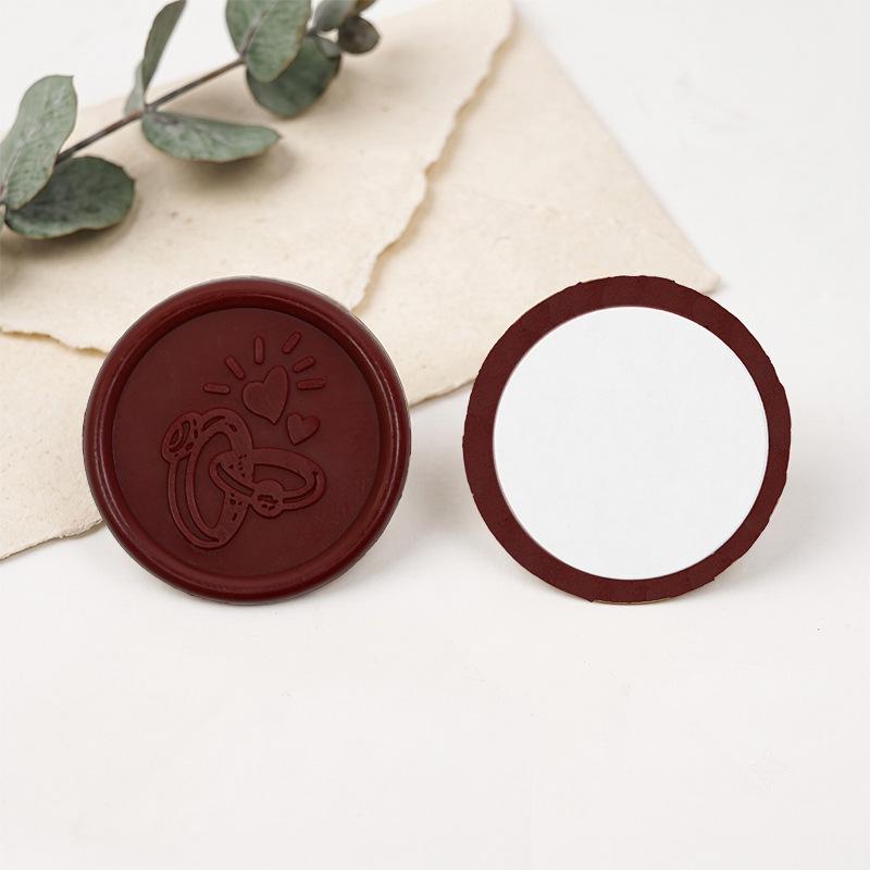 Wax Seal Stamp Kit: Embossed Stamp, Sealing Wax, Stickers for Envelopes, Postcards, Love Letters, and Gifts