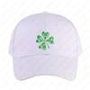 Lucky Four Leaf Clover Green Shamrock Adult Cap Women Unisex Peaked Hat Fashion Casual Adjustable Printed Baseball Caps Trucker Cap