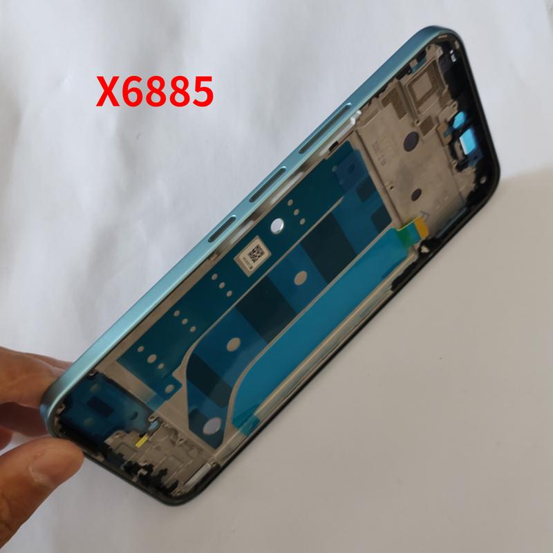 Middle Frame For Infinix Hot 60 Pro X6885 LCD Front Frame Housing Bezel Plate Side Frame Repair Parts
