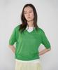 Jeonggamseutyudio Linen Blend V-Neck Half Sleeve Knit_5 Color