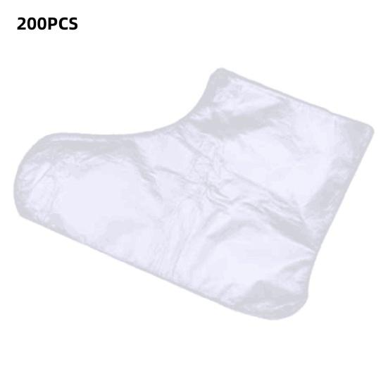 100 szt. Jednorazowe maseczki do spa na stopy Botki Rękaw izolujący zapobiegający zabrudzeniom i infekcjom stóp Zabieg parafinowy Wkładka do kąpieli do stóp Spa Pedicure