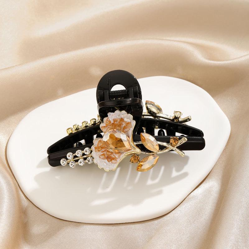 

Elegant French Acetate Shark Hair Clip for Women - Medium Size Updo Accessory шампанского