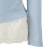 GGPX New York Drapeneck Lace Contrast Knit Gq3kp018f