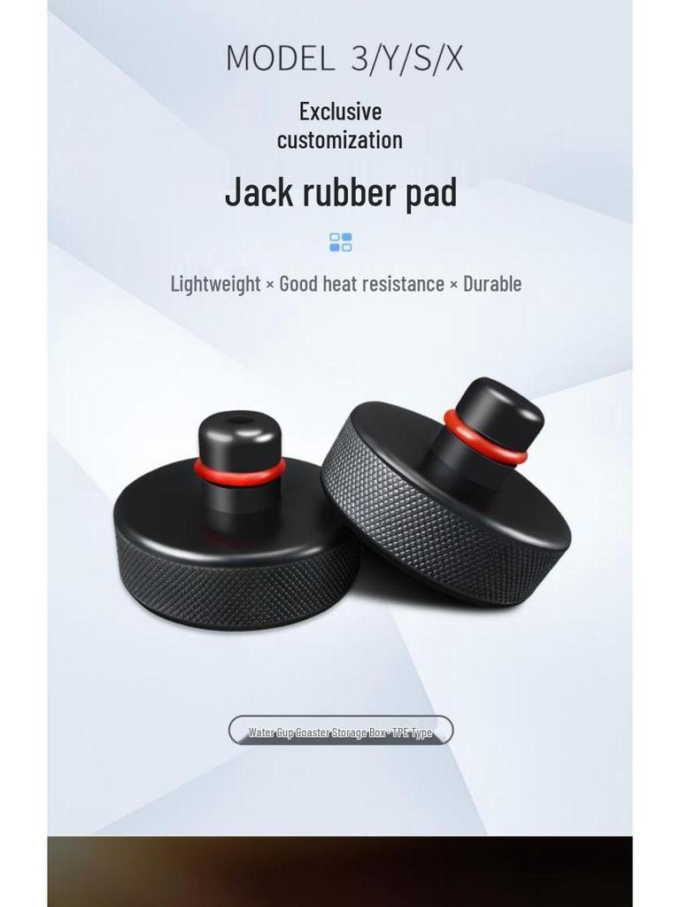 Almofada de Macaco de Borracha para Tesla Model 3/Y/X/S - Amortecedor de Absorção de Choque para Todas as Séries