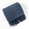 Sofa throw blanket, hotel air conditioning blanket, solid color knitted blanket, homestay bed end decorative blanket, versatile bed cover with