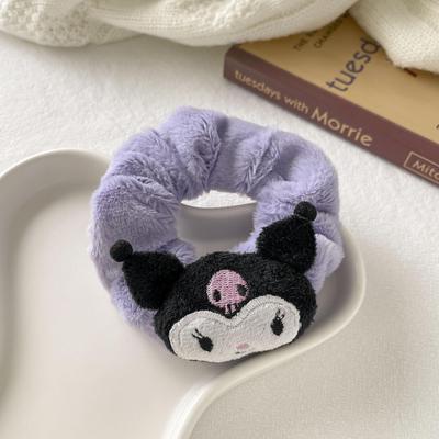 Cute Cartoon-Style Plush Headband Warm High Elasticity Headband for Women