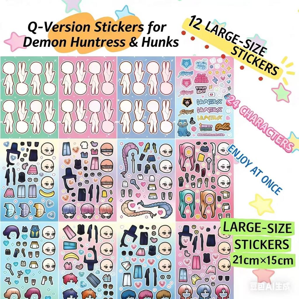 Educational DIY Craft Toy for Girls: Creative Princess Dress-Up Sticker Album, Makeover Activity Set - Children's Gift Idea