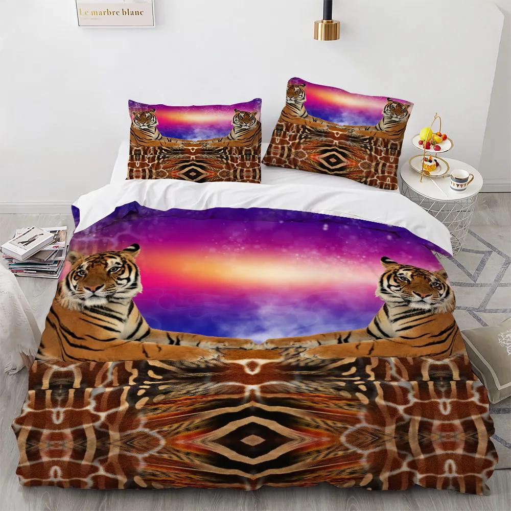 Duvet Cover Set Dropshipping Comforter Bedding Sets Queen Leopard, Snake Skin Luxury High-quality Home Textile Queen -no Sheet