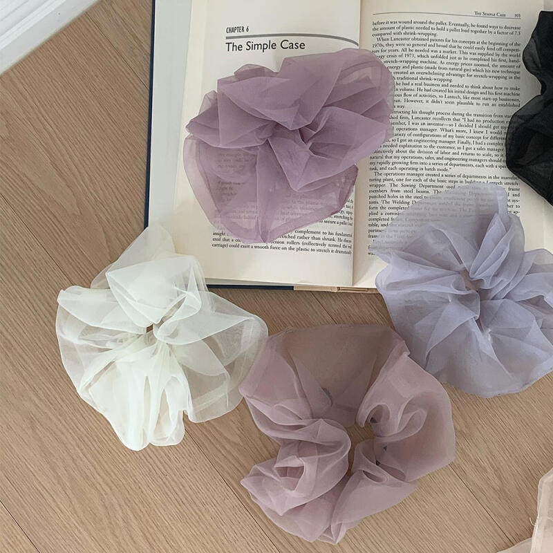 Большая резинка для волос, скраunchie, резинка для волос king size Violet