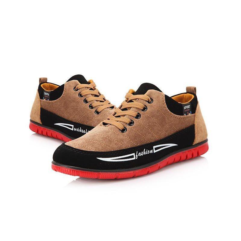 New Fashion Men Sneakers Casual Frosted Leather Running Shoes With Stylish Design And Comfortable Fit