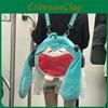 Hatsune Itabag Miku Rot Großes Maul Weicher Plüsch Rucksack Schulter Kopfhörertasche
