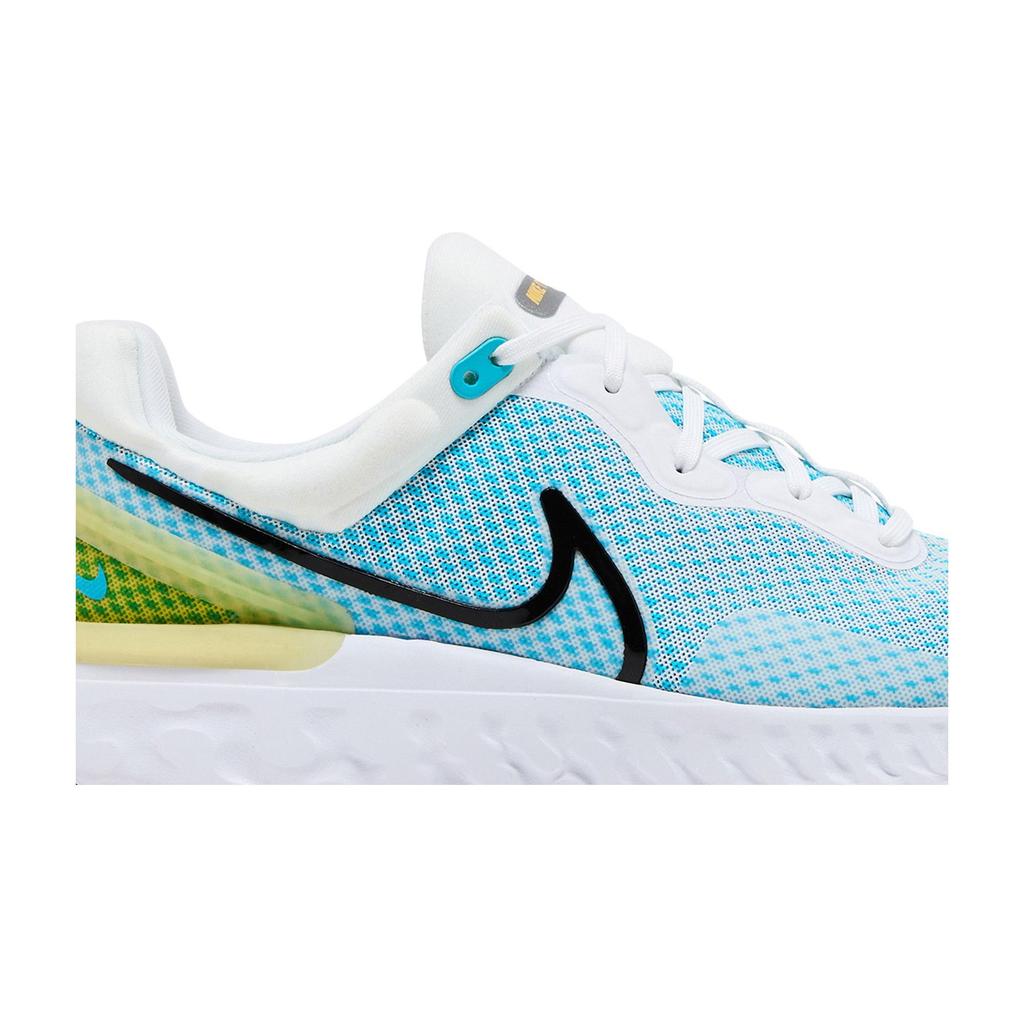 Nike React Miler 3 'White Chlorine Blue' (Unisex) White / Chlorine Blue / Vivid Sulfur / Black Running Shoes DD0490 100